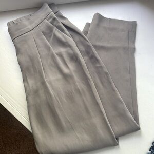 Peated, ankle length work pants